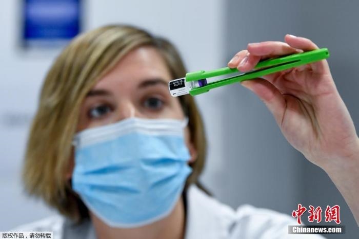 資料圖：比利時醫(yī)護人員正在準備新冠疫苗接種工作。