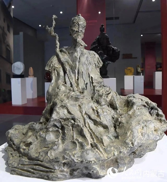 吳為山作品《莊子》。王劭凱攝