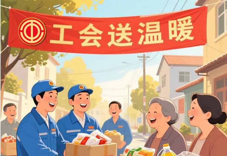 全國(guó)總工會(huì)慰問組深入內(nèi)蒙古送溫暖