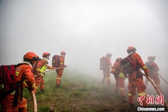 演練現(xiàn)場。瀘州消防供圖