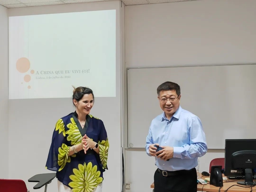 里斯本大學(xué)孔子學(xué)院組織漢語(yǔ)角活動(dòng)。 圖片來(lái)源：里斯本大學(xué)孔子學(xué)院公眾號(hào)