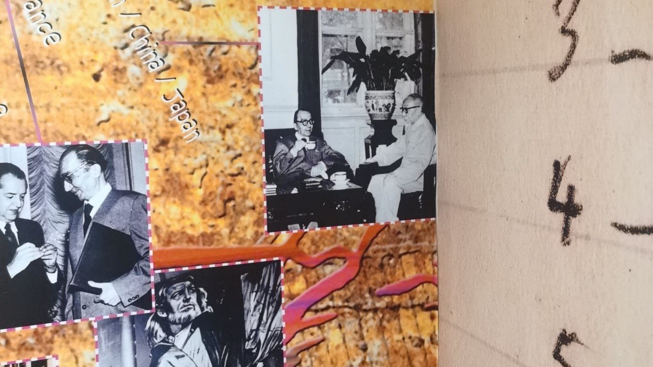 1957年，卡贊扎基斯第二次訪問中國，期間與作家茅盾進(jìn)行交流。人民網(wǎng)記者 葛泰佚攝