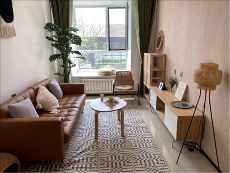 輝山英才社區(qū)樣板間。北京外國語大學(xué) 許青攝