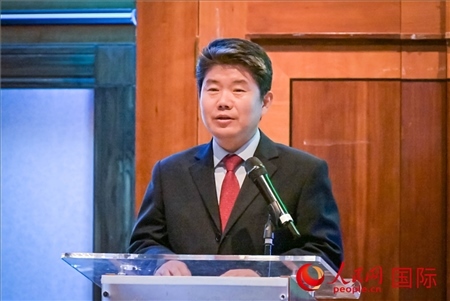 李立言致辭。人民網(wǎng) 郭錦標(biāo)攝