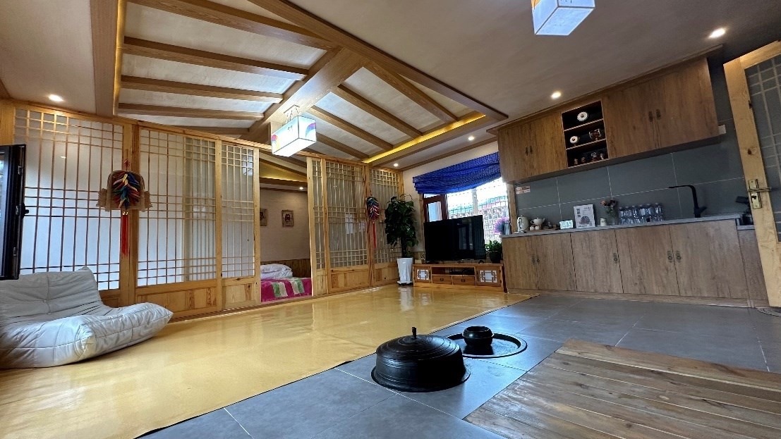 具有朝鮮族特色的民宿。人民網(wǎng)記者 金洪花 攝