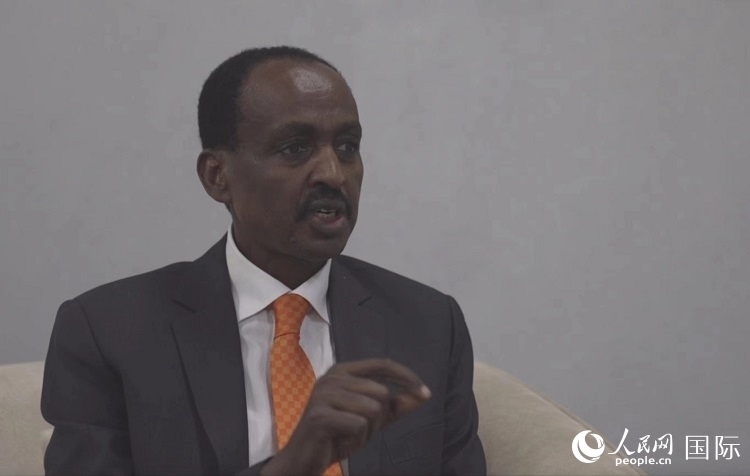 特肖梅·托加接受人民網(wǎng)專訪。人民網(wǎng)記者 劉寧攝