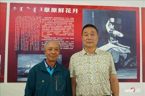 ?。▽O普〔左〕與吳恩〔右〕 央視網(wǎng)記者隋佳桐 攝）