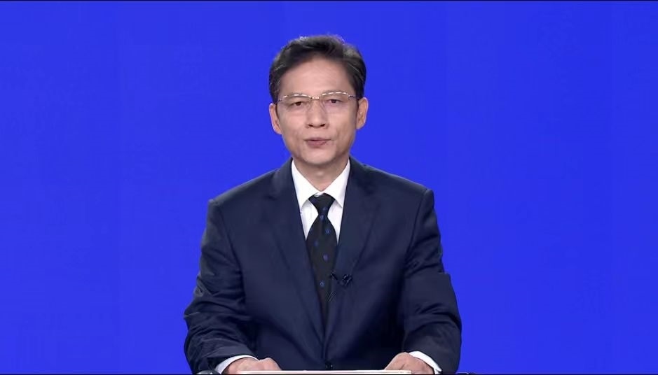 劉昆致辭。中國駐東盟使團供圖