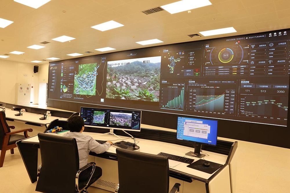 景邁山遺產(chǎn)監(jiān)測(cè)中心。普洱景邁山古茶林保護(hù)管理局供圖