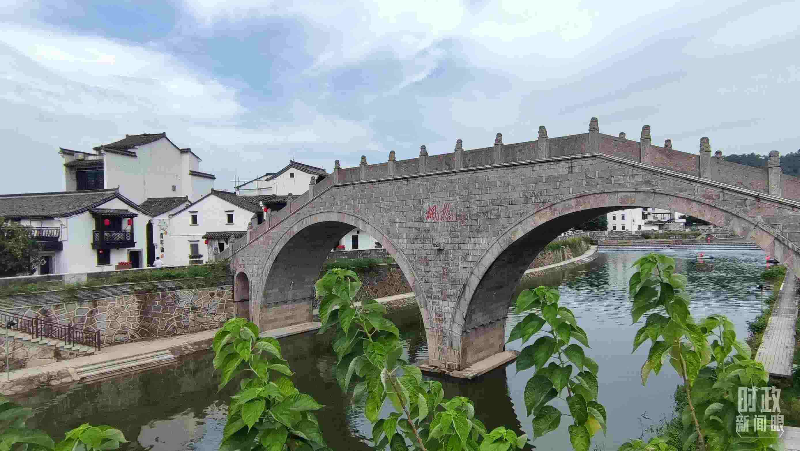 △楓橋古鎮(zhèn)。（總臺(tái)央視記者耿小龍拍攝）