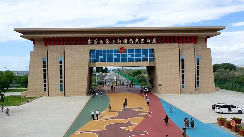 圖為塔城巴克圖口岸。塔城融媒體中心 張亭宇攝