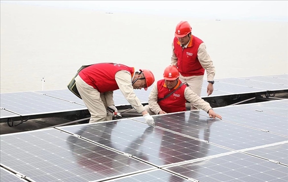 開山島微電網(wǎng)的投運建設(shè)。受訪者供圖