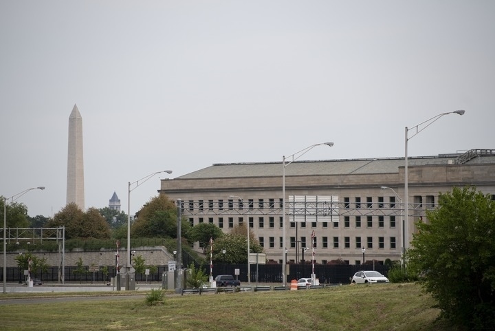 這是2021年8月3日在美國弗吉尼亞州阿靈頓拍攝的美國國防部所在地五角大樓。新華社記者劉杰攝