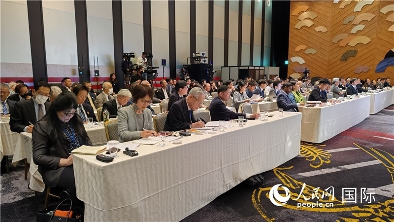 “一帶一路”倡議十周年國際研討會(huì)現(xiàn)場(chǎng)。人民網(wǎng) 蔣曉辰攝