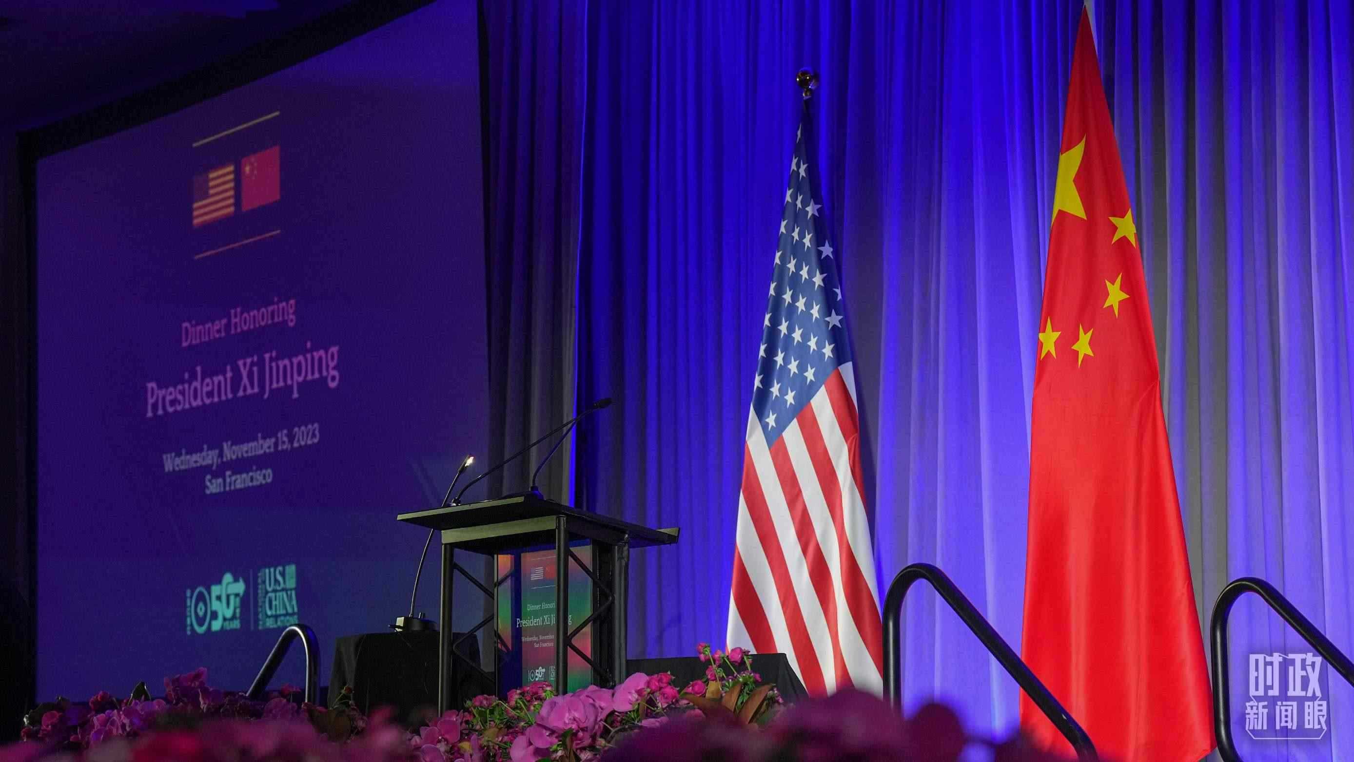 歡迎宴會當(dāng)晚，習(xí)近平在這里發(fā)表演講。（總臺國廣記者李晉拍攝）