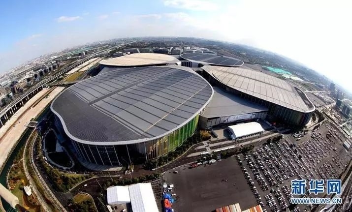 中國國際進口博覽會舉辦場地——國家會展中心（上海）。新華社記者 凡軍 攝