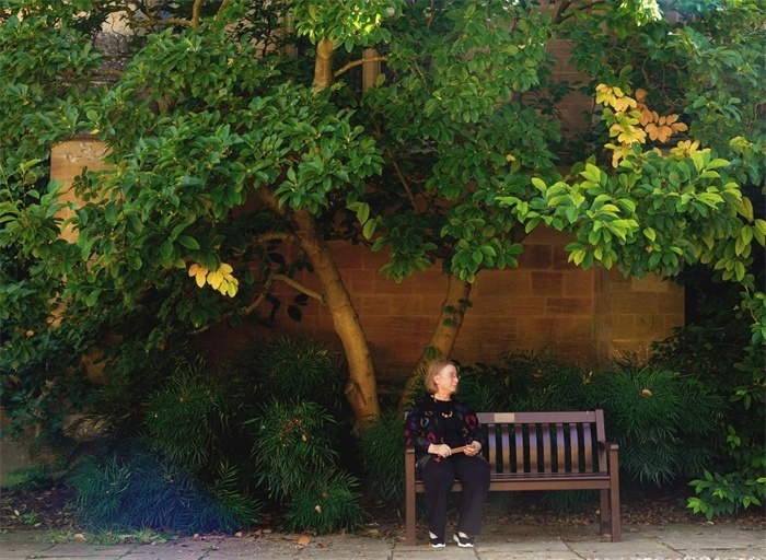 羅森在牛津大學(xué)墨頓學(xué)院。葛大龍攝