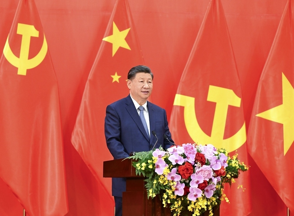 習(xí)近平總書記發(fā)表題為《賡續(xù)傳統(tǒng)友誼，開創(chuàng)中越命運(yùn)共同體建設(shè)新征程》的重要講話。