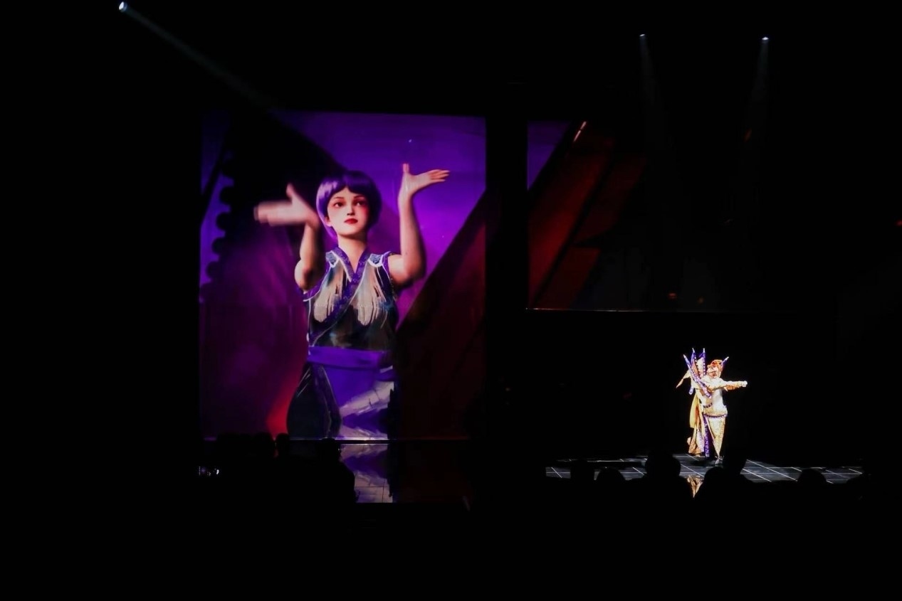 跨次元表演《新定軍山》。主辦方供圖