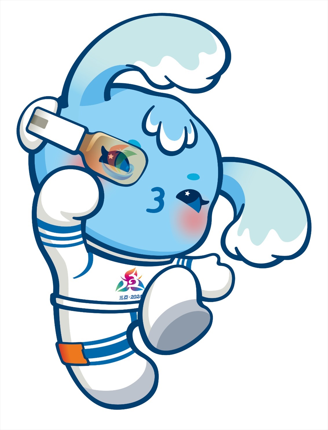 第十二屆全國(guó)少數(shù)民族傳統(tǒng)體育運(yùn)動(dòng)會(huì)吉祥物“吉貝”。第十二屆全國(guó)少數(shù)民族傳統(tǒng)體育運(yùn)動(dòng)會(huì)組委會(huì)供圖