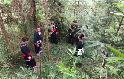 “瑤老”人民調(diào)解員翻山越嶺開展現(xiàn)場(chǎng)調(diào)解。