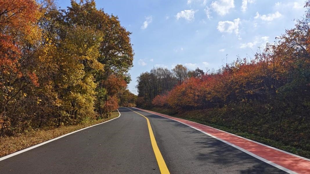 九臺(tái)區(qū)圍繞紅色文化、冰雪資源、特色民宿，進(jìn)一步完善道路功能。九臺(tái)區(qū)委宣傳部供圖