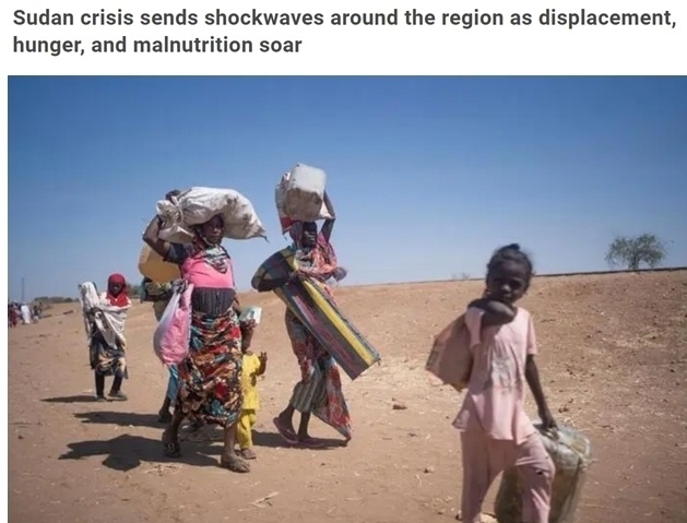 糧食危機(jī)、營養(yǎng)不良、霍亂 蘇丹人道主義危機(jī)嚴(yán)重