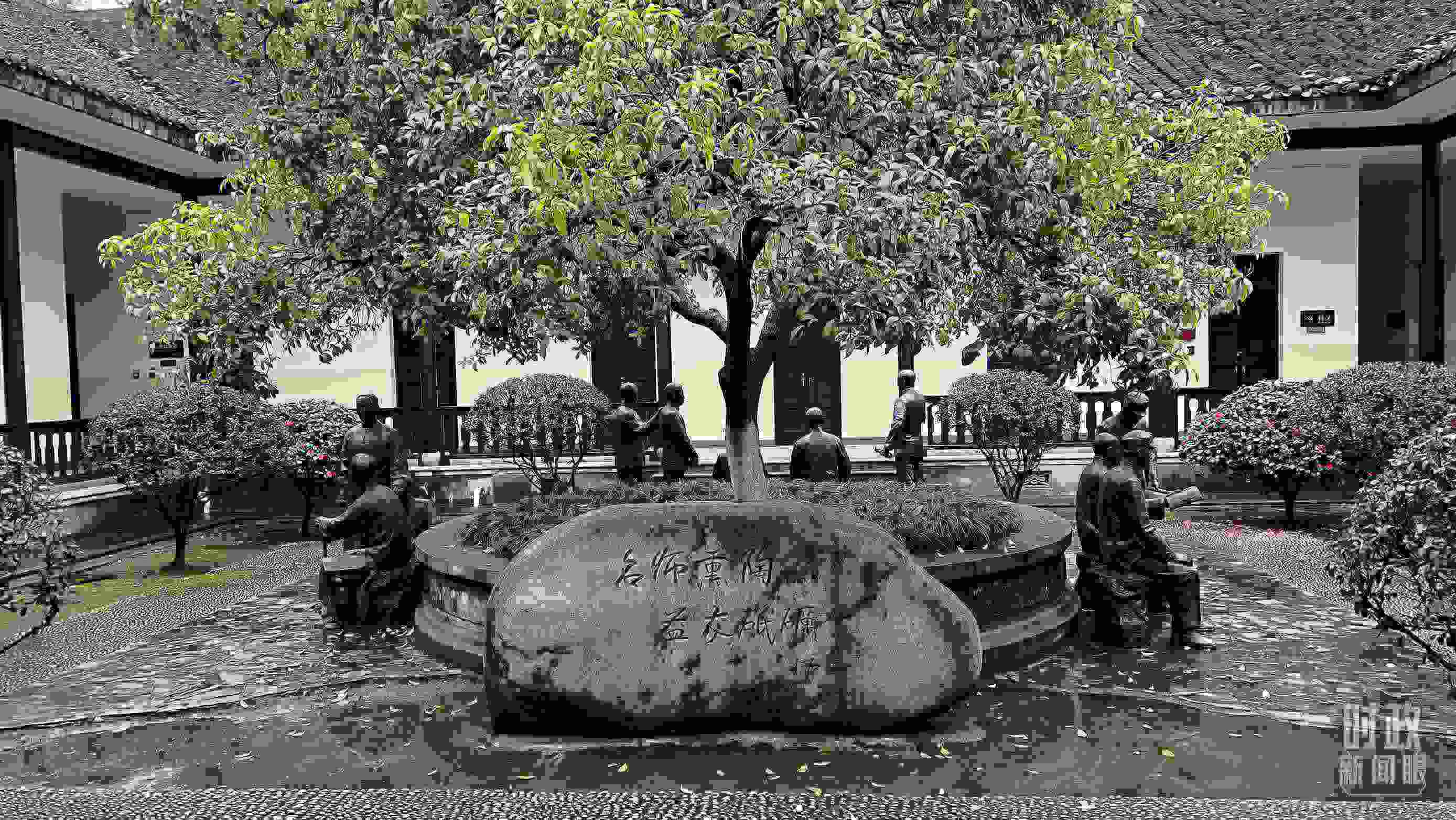 △湖南第一師范學(xué)院（城南書院校區(qū)）。（總臺(tái)央視記者覃思拍攝）