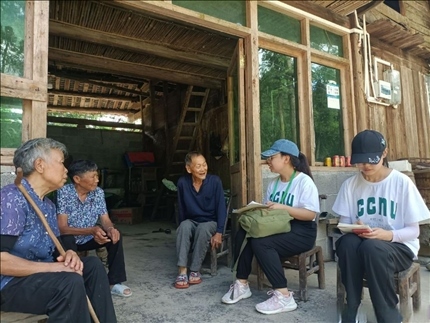 △ 2022年7月，華中師范大學(xué)生命科學(xué)學(xué)院鄉(xiāng)村振興之旅暑期實(shí)踐隊(duì)赴湖北省恩施市宣恩縣長(zhǎng)潭河侗族鄉(xiāng)開展“生態(tài)文明助力鄉(xiāng)村振興”暑期社會(huì)實(shí)踐活動(dòng)。