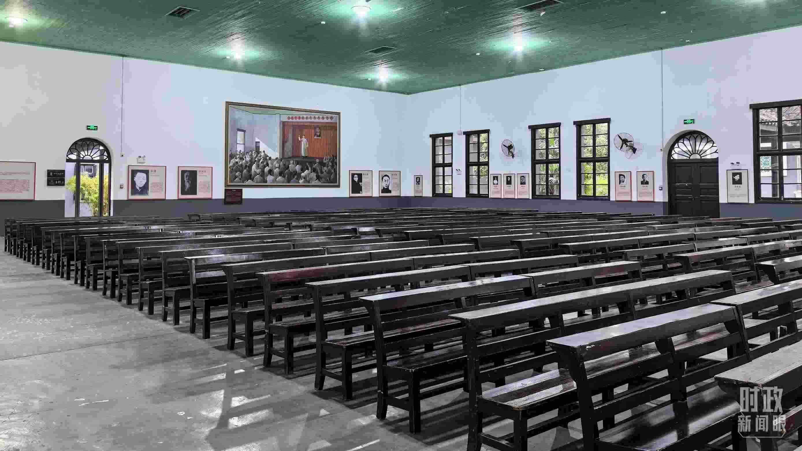 △湖南第一師范學(xué)院（城南書院校區(qū)）大禮堂。（總臺(tái)央視記者趙化拍攝）