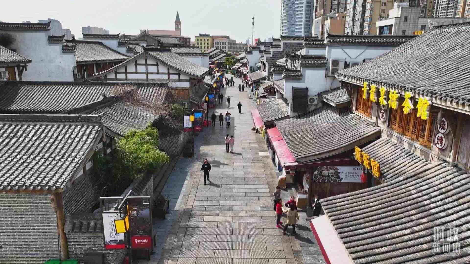 △常德河街。（總臺記者姚鵬、溫盛強拍攝）