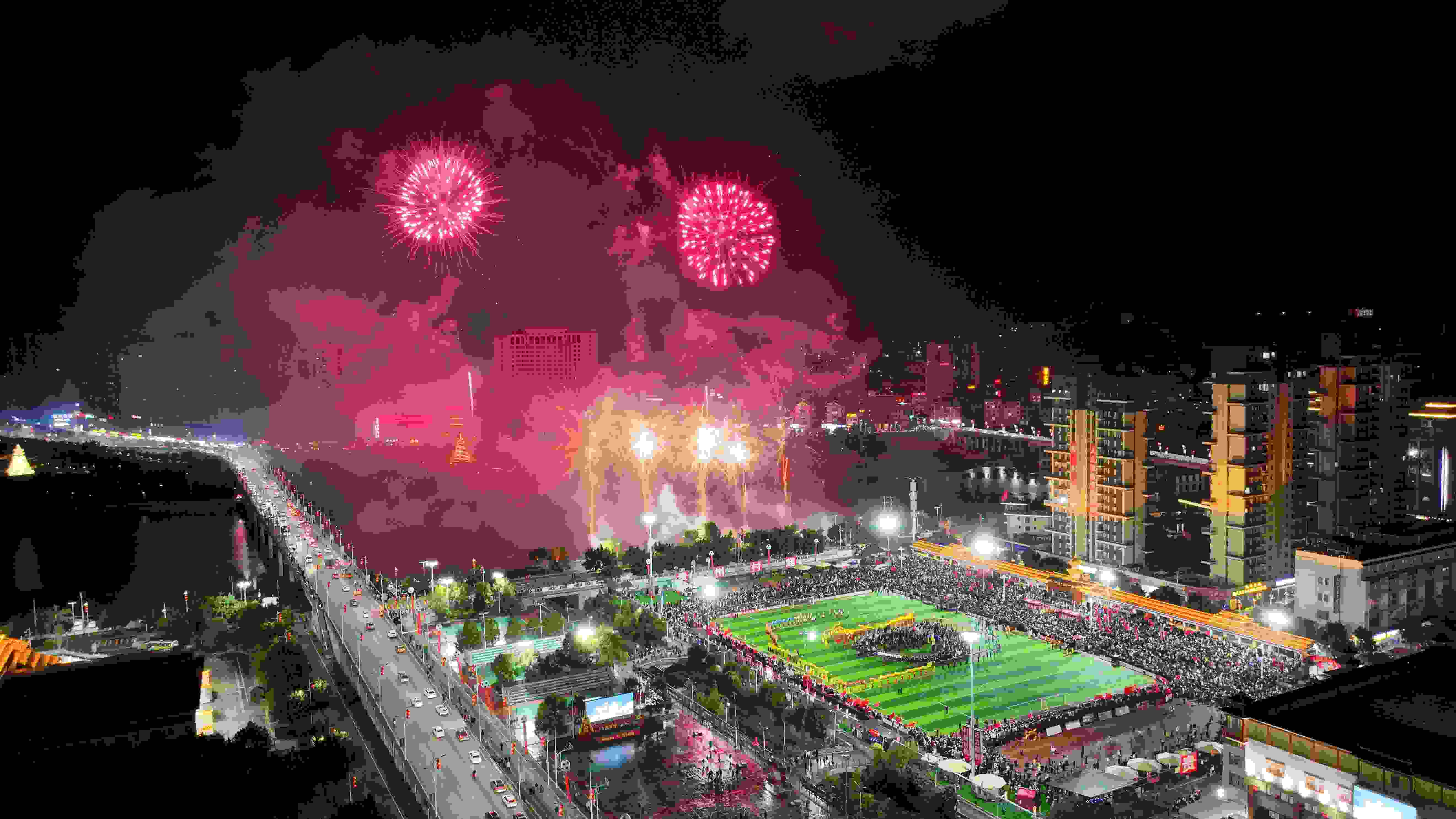 貴州榕江“村超”現(xiàn)場(chǎng)。韋貴金 攝