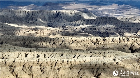 西藏阿里地區(qū)札達(dá)土林國家地質(zhì)公園。人民網(wǎng)記者 次仁羅布攝