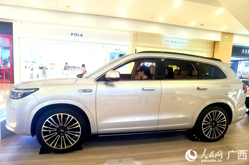  消費(fèi)者在試駕汽車。人民網(wǎng)記者 陳燕攝