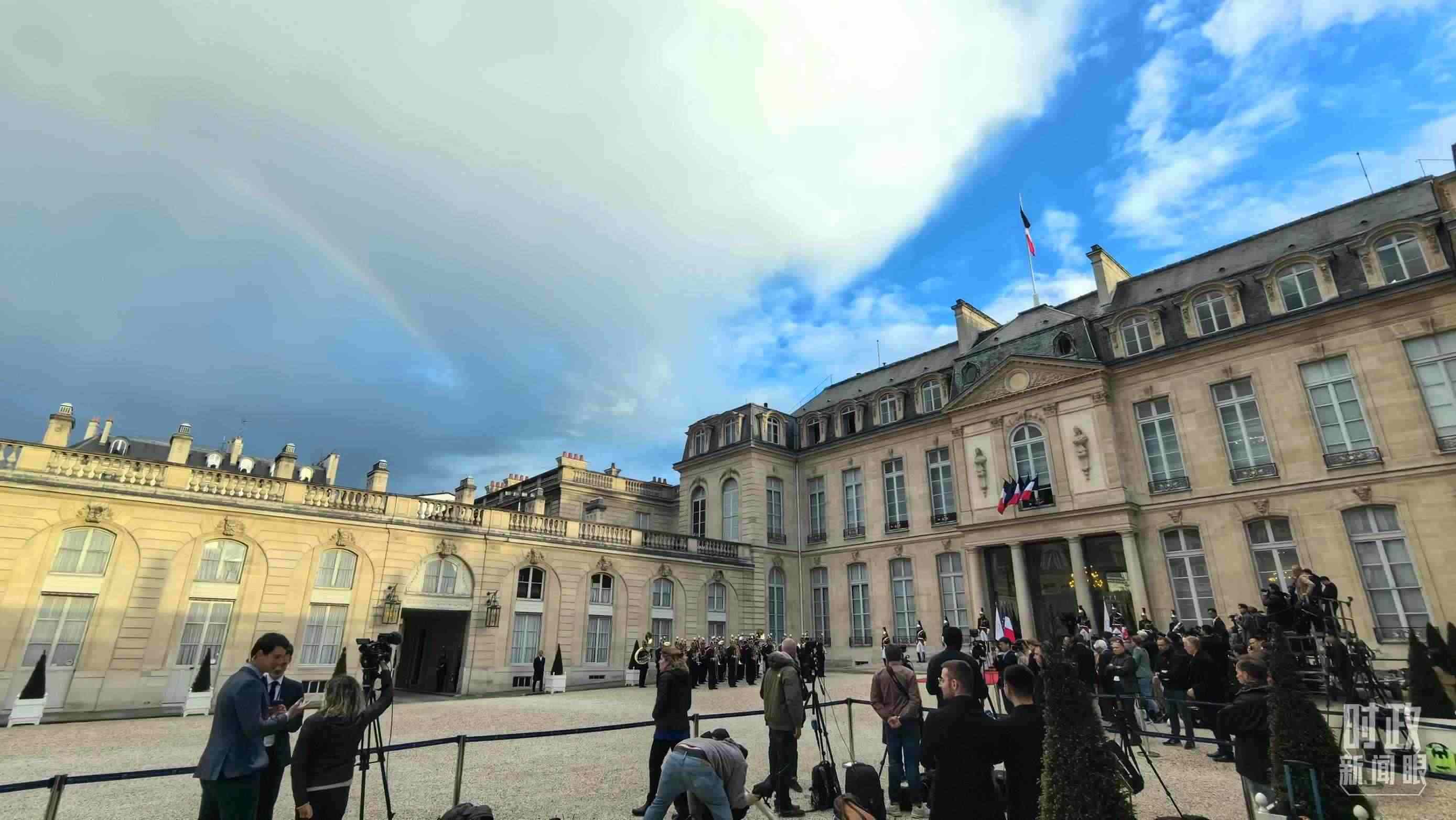 △愛麗舍宮。（總臺央視記者馬超拍攝）