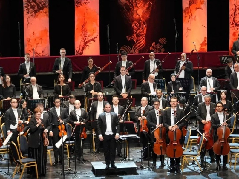 阿爾及爾歌劇院交響樂團演出活動現(xiàn)場。蘇州交響樂團供圖