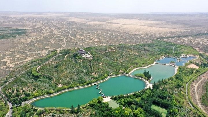 △2023年6月7日，寧夏靈武市白芨灘國家級自然保護(hù)區(qū)。