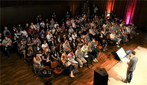 “視聽中國”——文化與商業(yè)機遇推介會暨中國視聽節(jié)目展映會現(xiàn)場。 中廣國際公司供圖