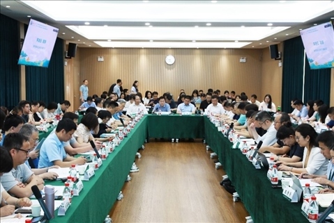 守正創(chuàng)新推動(dòng)思政課建設(shè)內(nèi)涵式發(fā)展學(xué)術(shù)研討會(huì)現(xiàn)場(chǎng)。武漢大學(xué)供圖