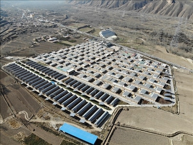 這是2020年11月6日拍攝的班彥新村全貌（無人機照片）。新華社記者 戴天放 攝