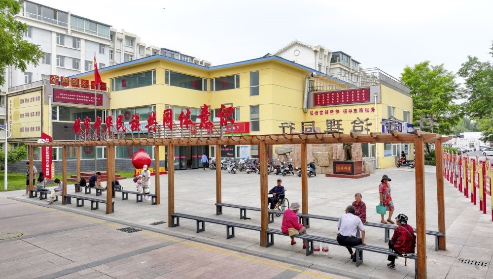 6月20日拍攝的長城花園社區(qū)一角（無人機照片）。