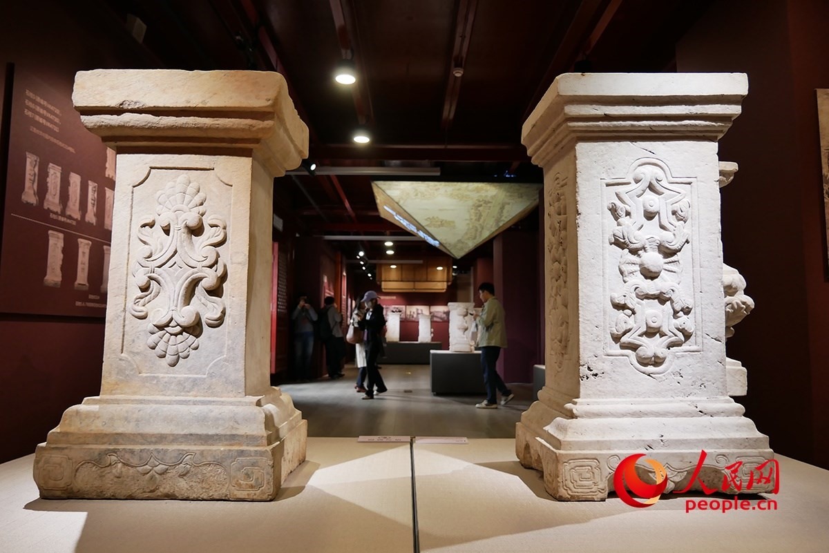 2023年回歸圓明園的石柱。人民網(wǎng)記者 韋衍行攝