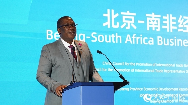 勒蘇非省長(zhǎng)致辭。人民網(wǎng) 劉暢攝