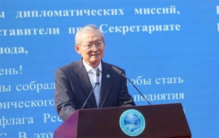 上合組織秘書長張明出席活動并致辭。主辦方供圖