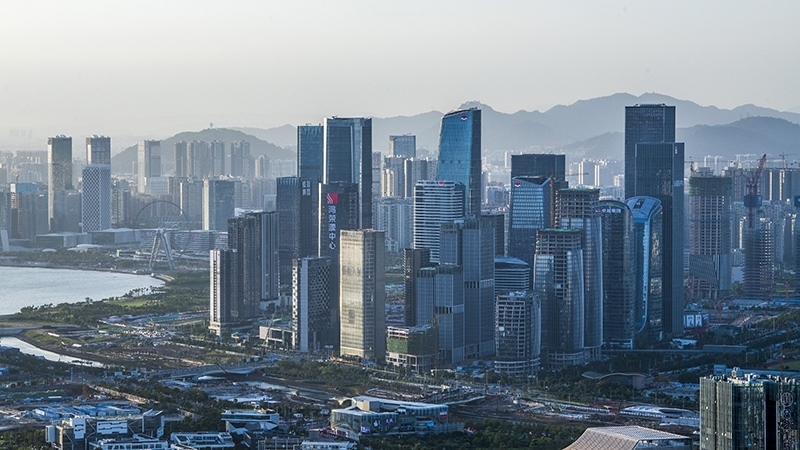 圖為深圳前海城市風(fēng)光。