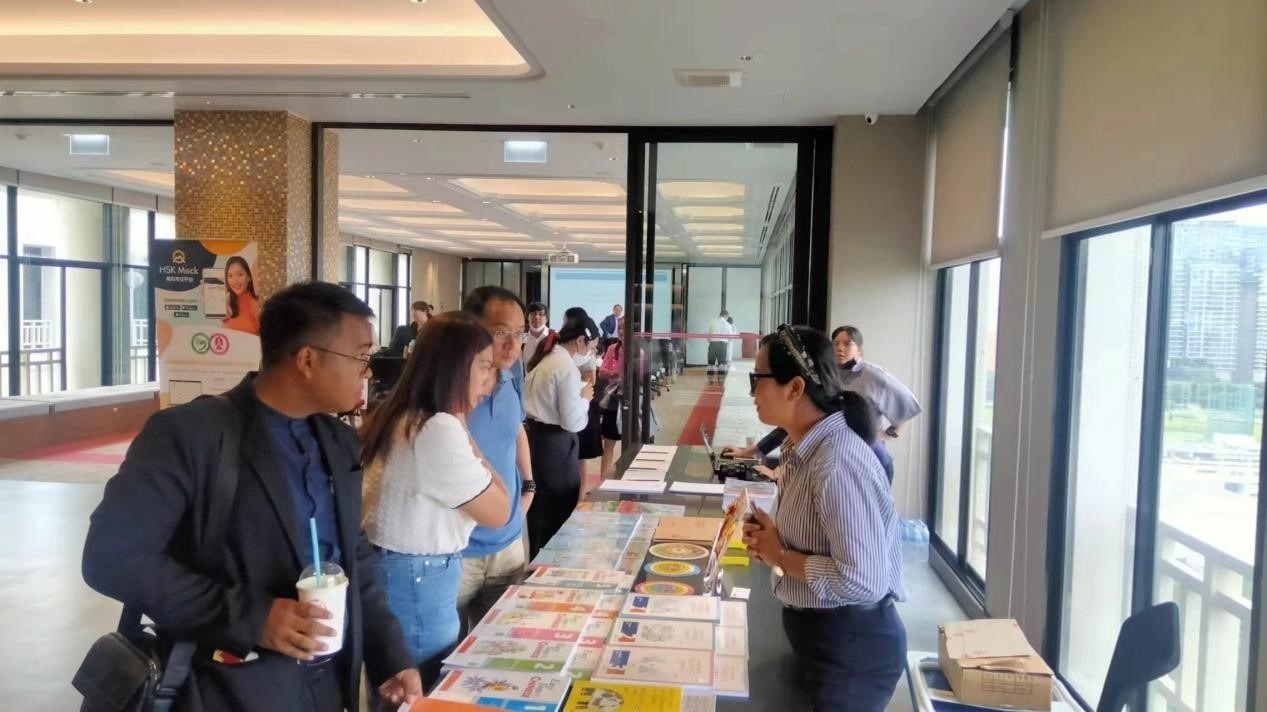 泰國中文教育精英教師高端培訓(xùn)活動現(xiàn)場。泰國朱拉隆功大學(xué)孔子學(xué)院供圖