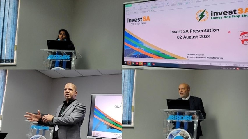 南非貿(mào)工部官員主旨演講。南中經(jīng)貿(mào)協(xié)會(huì)供圖