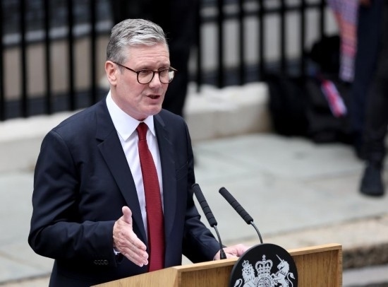  圖為英國首相斯塔默資料照片。（新華社記者李穎攝）