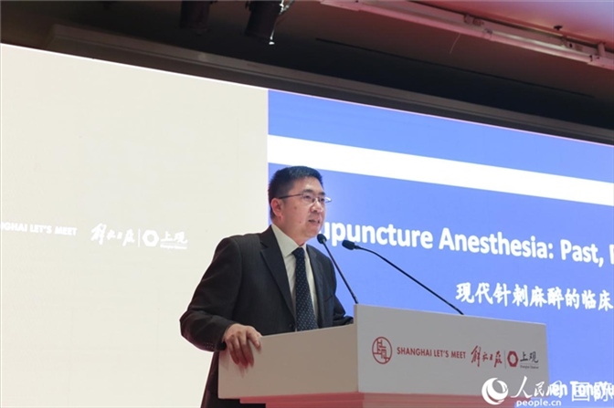 陳彤宇在演講。人民網(wǎng)記者 黃培昭攝