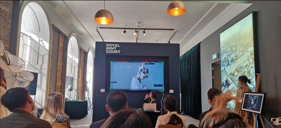 中英青年數(shù)字創(chuàng)意產學交流會現(xiàn)場。逸麟 攝